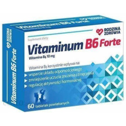 Rodzina Zdrowia Vitaminum B6 Forte 60 tabletek