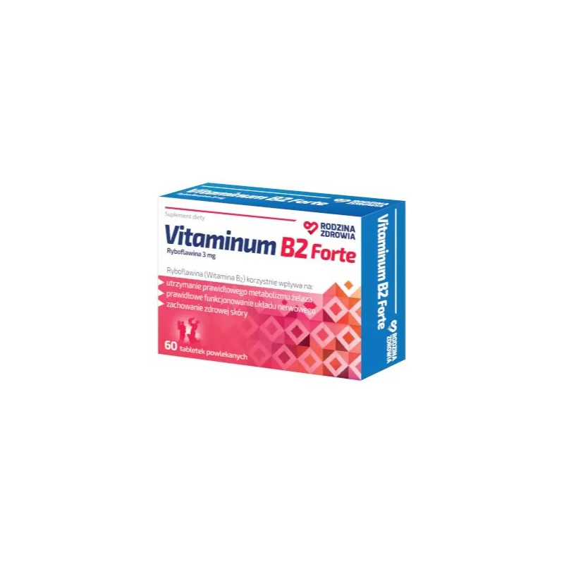 Rodzina Zdrowia Vitaminum B2 Forte 60 tabletek