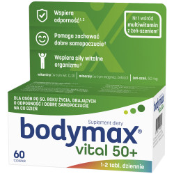 Bodymax Vital 50+ wspiera siły witalne 60 tabletek