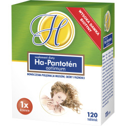Ha-Pantoten Optimum włosy, skóra i paznokci 120 tabletek