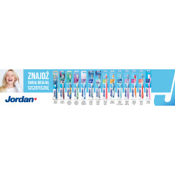 Jordan Clean Smile Szczoteczka do zębów Medium 1 sztuka