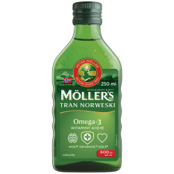 Moller's Tran Norweski o naturalny aromacie płyn 250ml