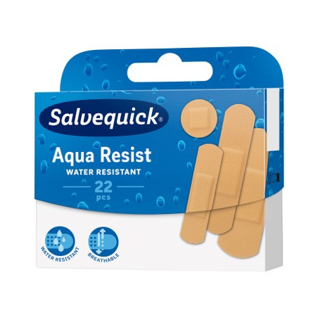 Plastry Salvequick Aqua Resist MIX 22 sztuki
