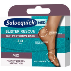 Plastry Salvequick Blister Rescue Mix na pęcherze 6 sztuk