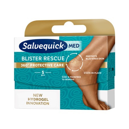 Plastry Salvequick Blister Rescue pęcherze na piętach 5 sztuk