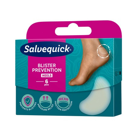 Plastry Salvequick Foot Care Medium na pęcherze i otarcia 6 sztuk