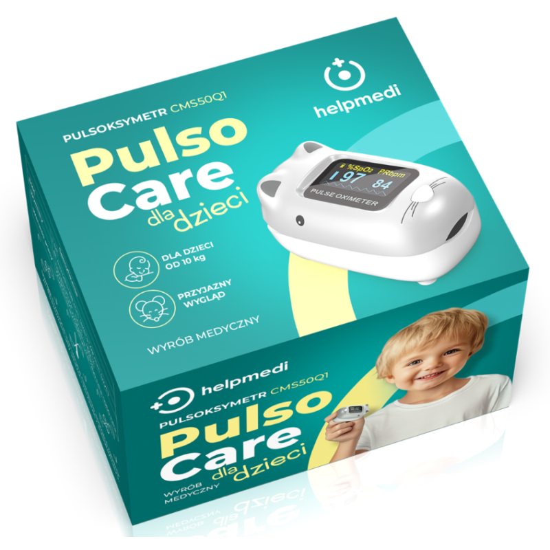 PulsoCare Pulsoksymetr Myszka dla dzieci