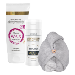 Zestaw Wax Peeling Tricho 150ml + Turban + Maska Hermiona 200ml