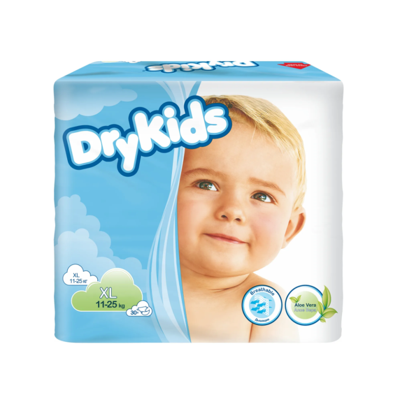 Tena Dry Kids pieluchomajtki XL 11-25kg 30 sztuk