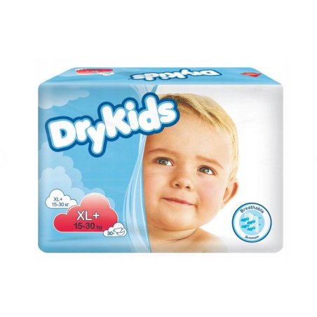 Tena Dry Kids pieluchomajtki  XL+ 15-30kg 30 sztuk