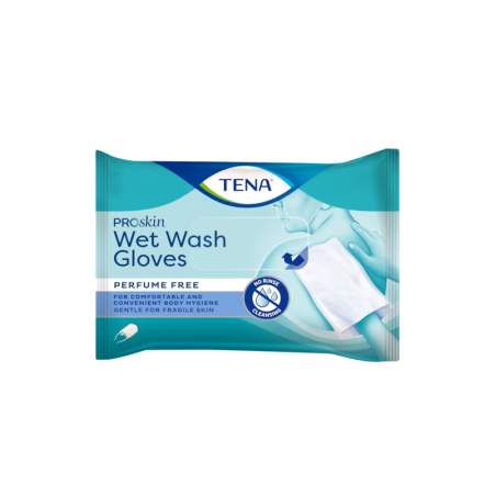TENA ProSkin Wet Wash Gloves myjki do ciała 8 sztuk