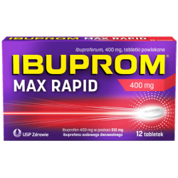 Ibuprom MAX Rapid 400mg 12 tabletek