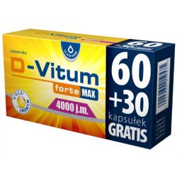 D-Vitum Forte Max 4000 j.m. 90 kapsułek