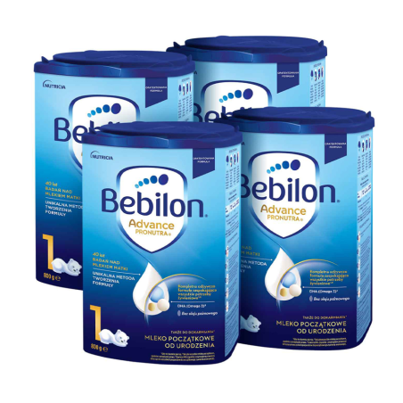 Bebilon 1 Pronutra-Advance Mleko początkowe od urodzenia ZESTAW 4x800g