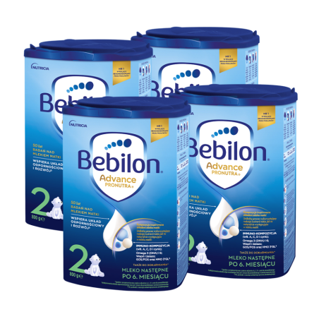 Bebilon 2 Pronutra-Advance Mleko następne po 6. miesiącu ZESTAW 4x800g