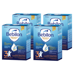 Bebilon 3 Pronutra Advance Mleko modyfikowane po 1. roku życia ZESTAW 4x1000g