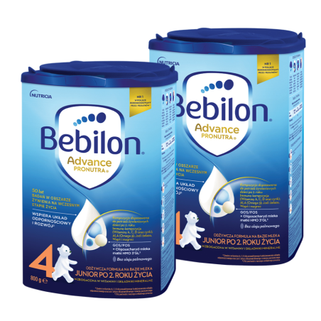 Bebilon 4 Pronutra-Advance Mleko modyfikowane po 2. roku ZESTAW 2x800g