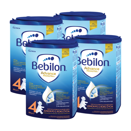 Bebilon 4 Pronutra-Advance Mleko modyfikowane po 2. roku ZESTAW 4x800g
