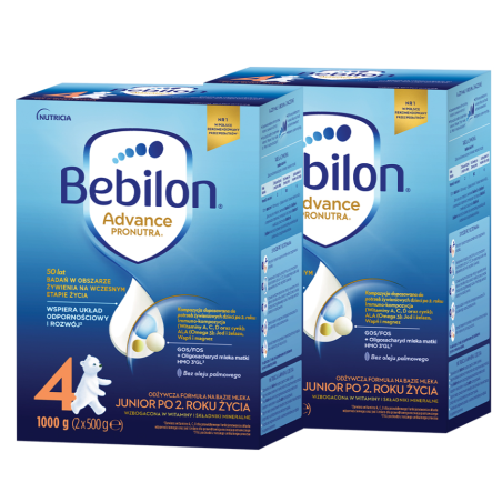 Bebilon 4 Pronutra Advance formuła na bazie mleka po 2. roku życia ZESTAW 2x1000g