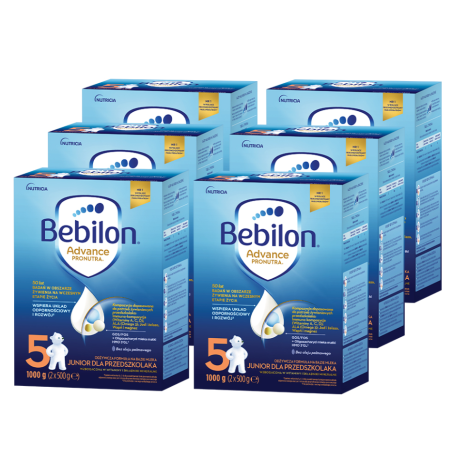 Bebilon 5 Pronutra-Advance Mleko modyfikowane dla przedszkolaka ZESTAW 6x1000g
