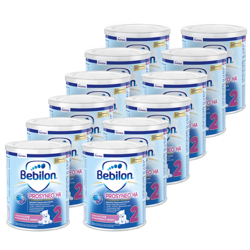 Bebilon Prosyneo HA2 Mleko następne Hydrolyzed Advance ZESTAW 12x400g