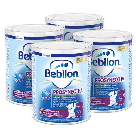Bebilon Prosyneo HA 3 mleko modyfikowane Hydrolyzed Advance ZESTAW 4x400g