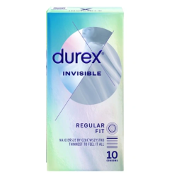 Prezerwatywy Durex Invisible dla większej bliskości 10 sztuk