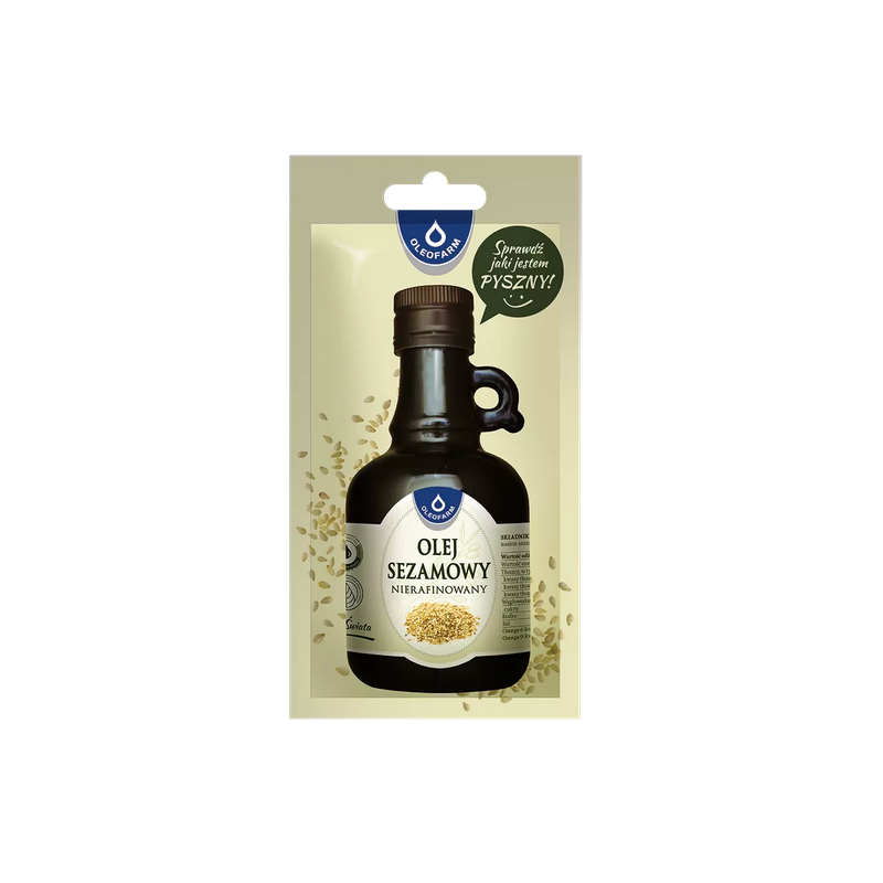 Olej sezamowy nierafinowany saszetka 30 ml