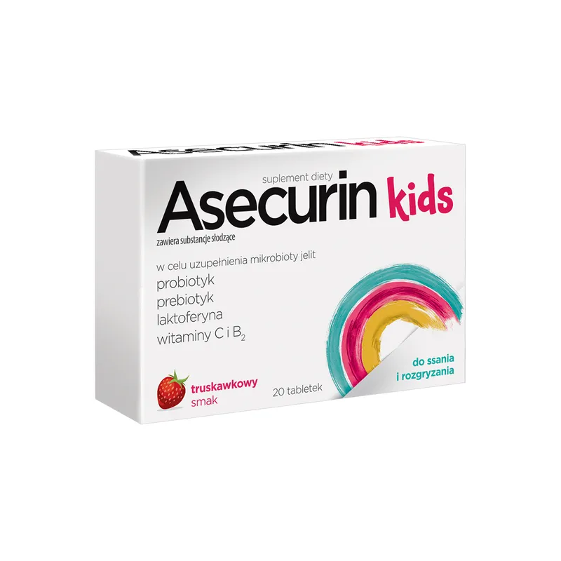 Asecurin Kids 20 tabletek do ssania