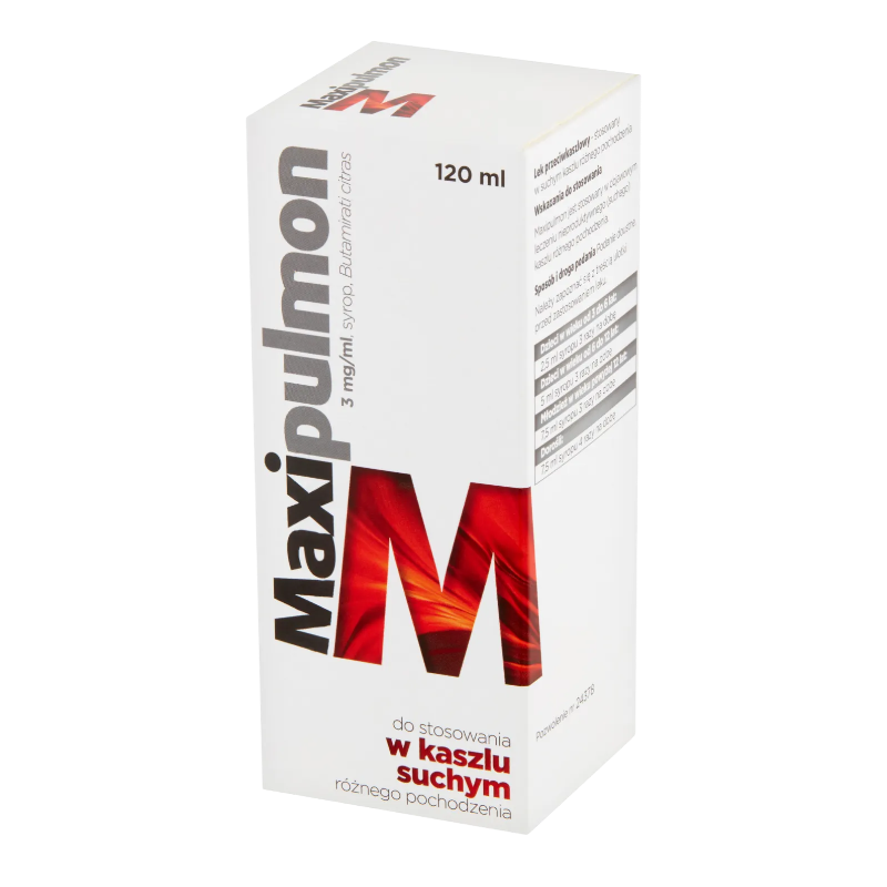Maxipulmon syrop 3mg/ml 120ml