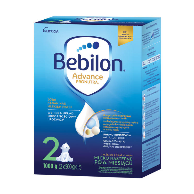 Bebilon 2 Pronutra Advance Mleko następne po 6. miesiącu 1000g