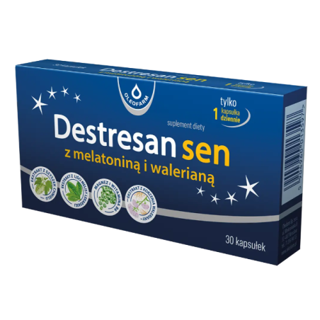 Destresan Sen z melatoniną i walerianą 30 kapsułek