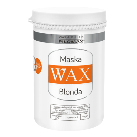 WAX Blonda Maska do włosów jasnych 480ml