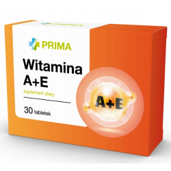 Prima Witamina A + E 30 tabletek