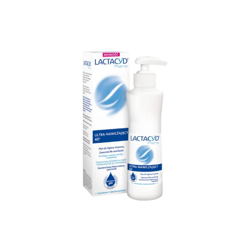 Lactacyd Pharma ULTRA-NAWILŻAJĄCY 40+ Płyn do higieny intymnej 250 ml