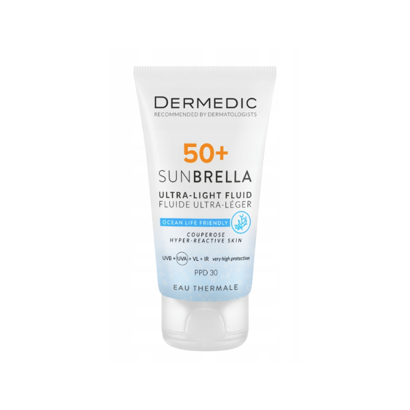 Dermedic Sunbrella Krem ochronny dla skóry naczynkowej i wrażliwej  SPF50+ 40ml