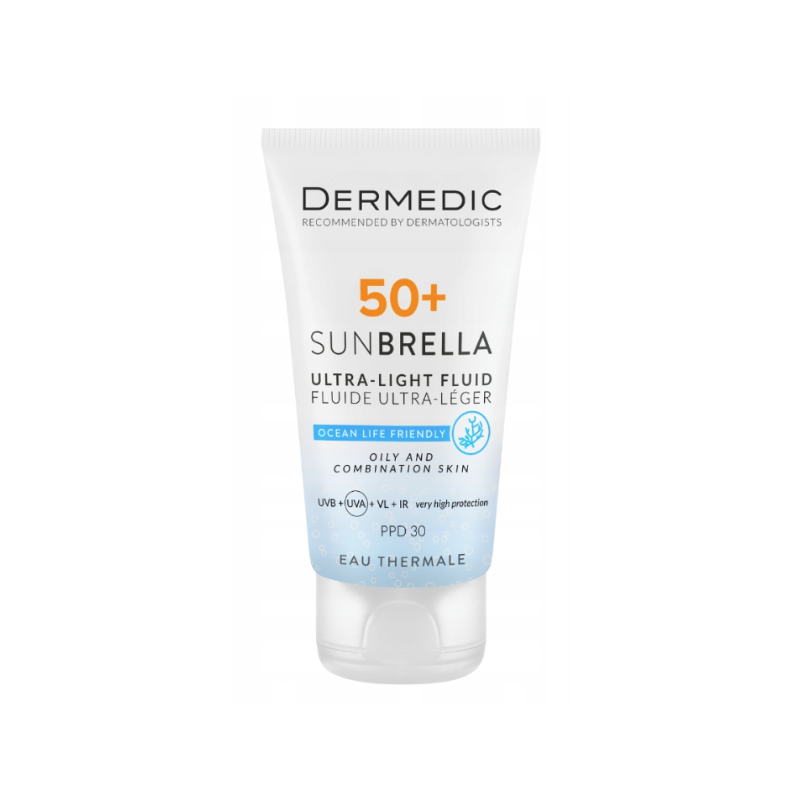 Dermedic Sunbrella Krem ochronny dla skóry tłustej i mieszanej SPF50+ 40ml