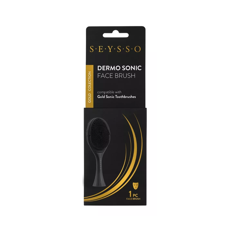 Seysso Końcówka do oczyszczania twarzy Dermo Sonic Face Brush Gold Collection 1 sztuka