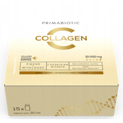 Primabiotic Collagen Gold 30 sztuk x 30ml + Primabiotic Collagen 15 sztuk x 30ml + Primabiotic Dla urody 60 kapsułek