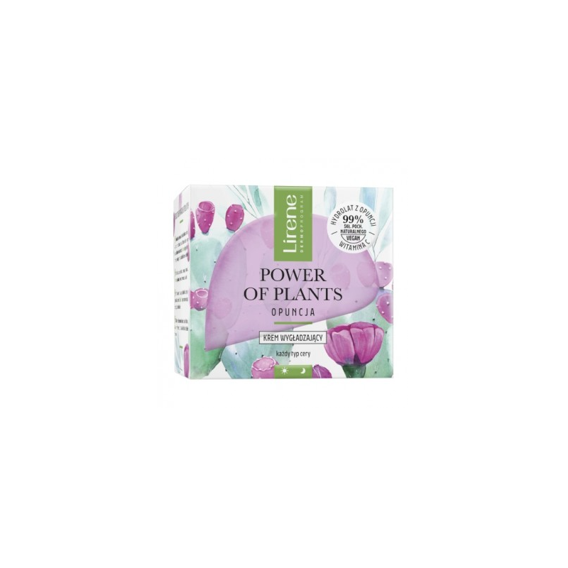 Lirene POWER OF PLANTS Krem wygładzający OPUNCJA 50 ml