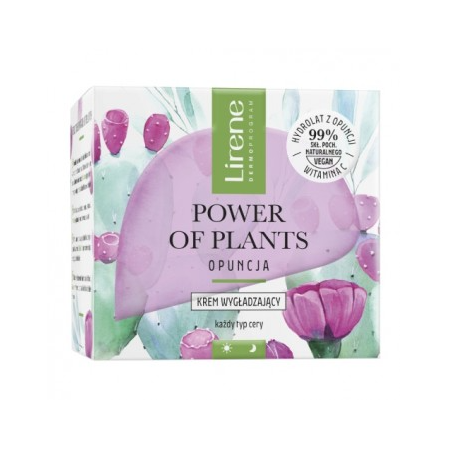 Lirene POWER OF PLANTS Krem wygładzający OPUNCJA 50 ml