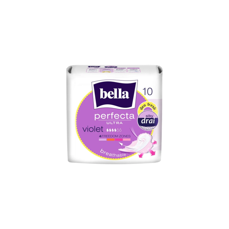 Bella Perfecta Ultra Podpaski Violet 10 sztuk