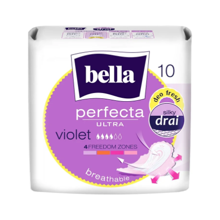 Bella Perfecta Ultra Podpaski Violet 10 sztuk