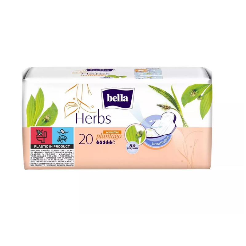 Podpaski BELLA HERBS Plantago 20 sztuk