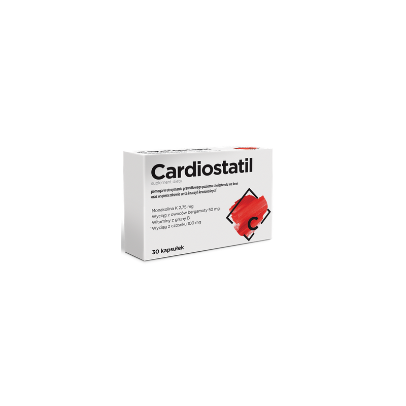 Cardiostatil 30 kapsułek na cholesterol
