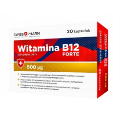 Witamina B12 Forte 500µg 30 kapsułek