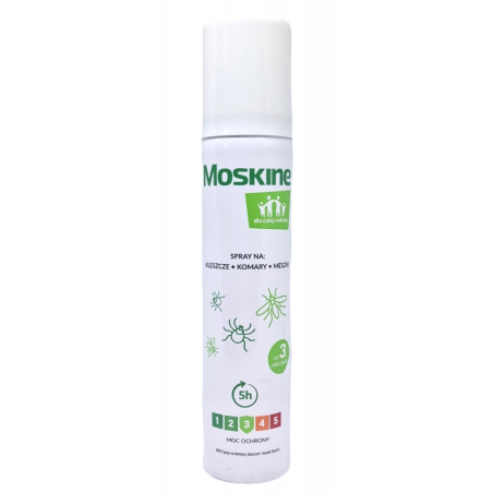 Moskine Spray na komary, kleszcze i meszki 90ml