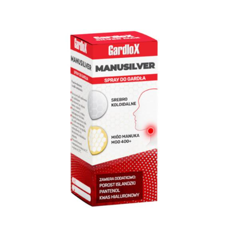 GardloX Manusilver Spray do gardła 30ml