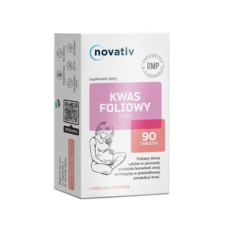 Novativ Kwas foliowy forte 90 tabletek