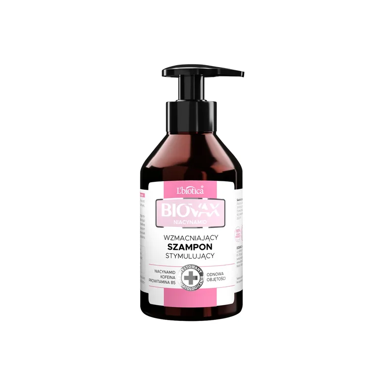 Biovax Niacynamid wzmacniający szampon stymulujący 200 ml
